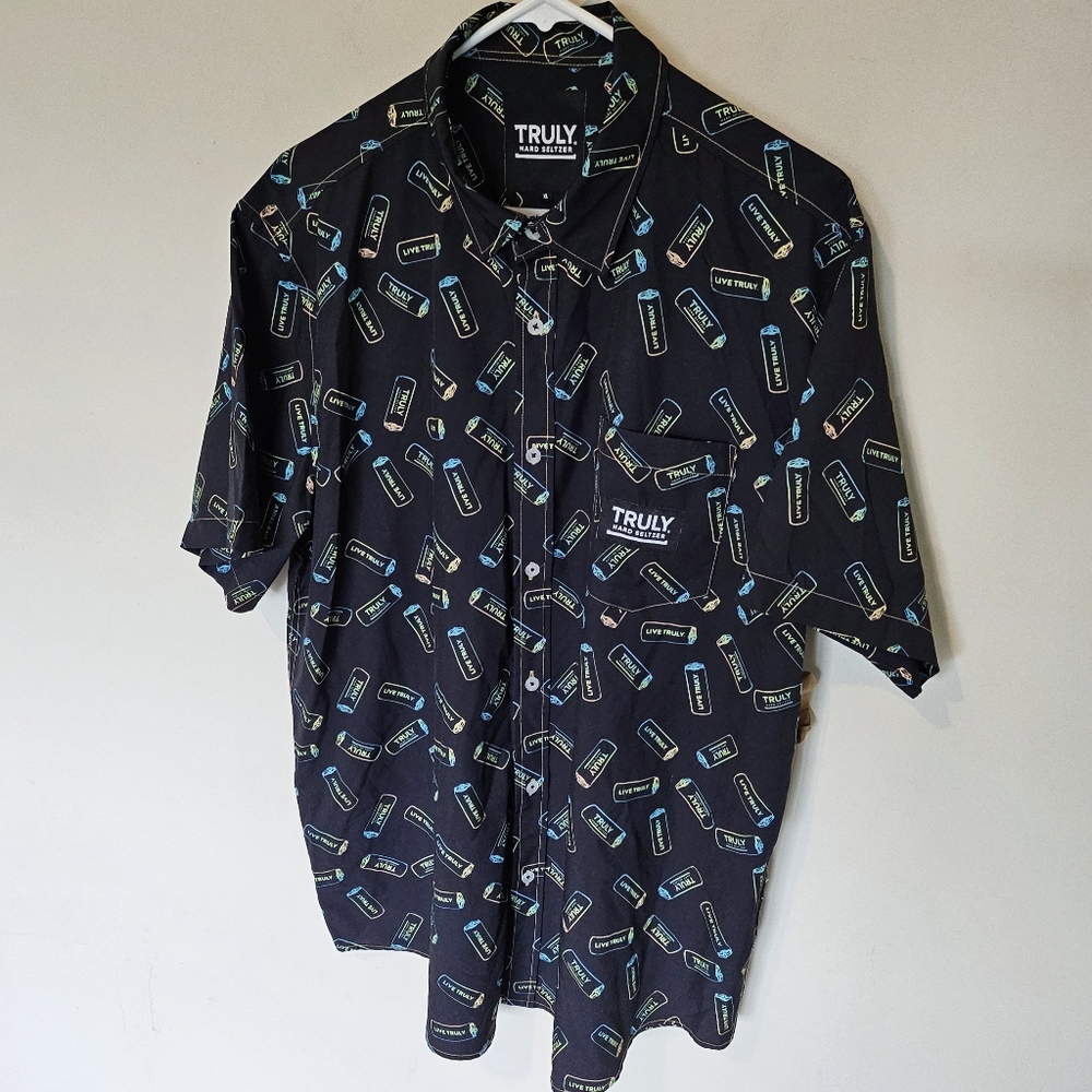 NWT Brist Truly Hard Seltzer Button Down Performance Shirt - Size XL